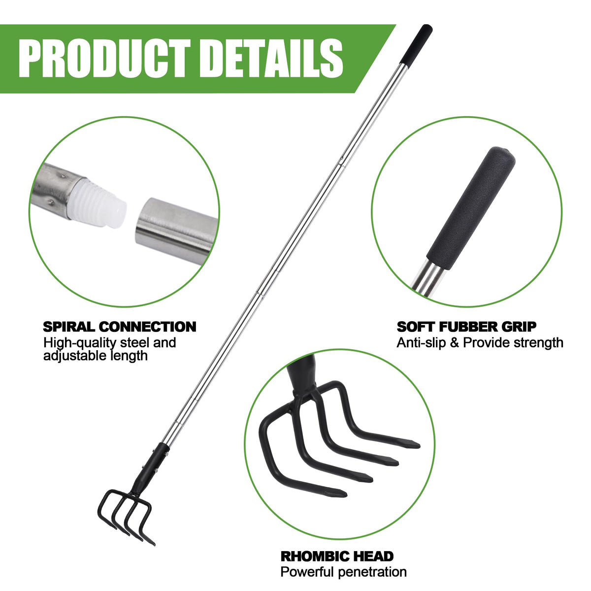 BARAYSTUS soft handle cover adds grip and comfort during gardening