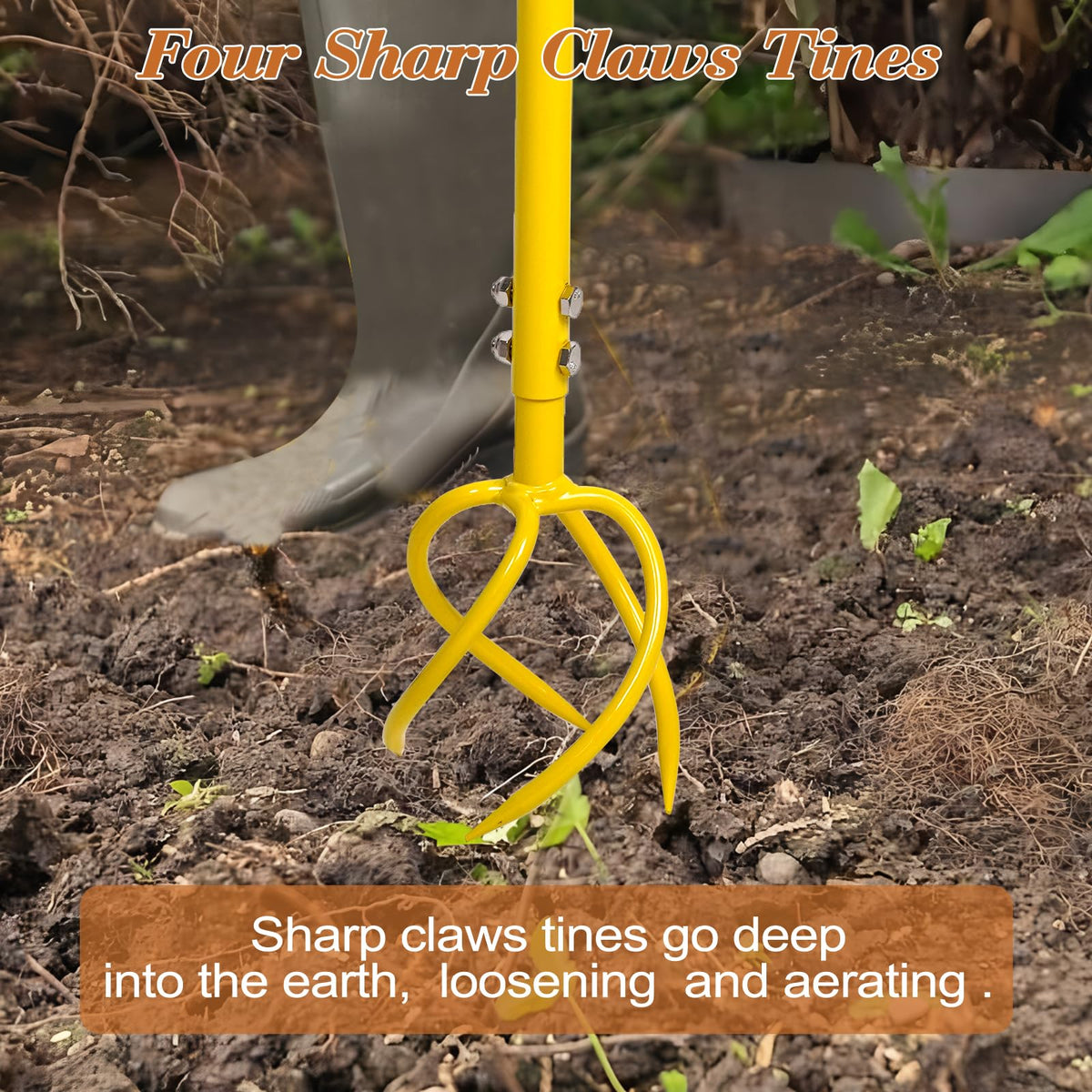 BARAYSTUS Tiller assembly guide shows simple 3-step setup