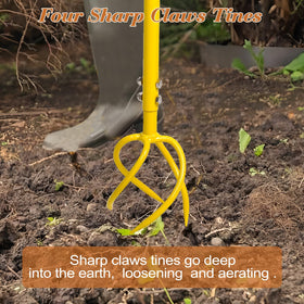 BARAYSTUS Tiller assembly guide shows simple 3-step setup