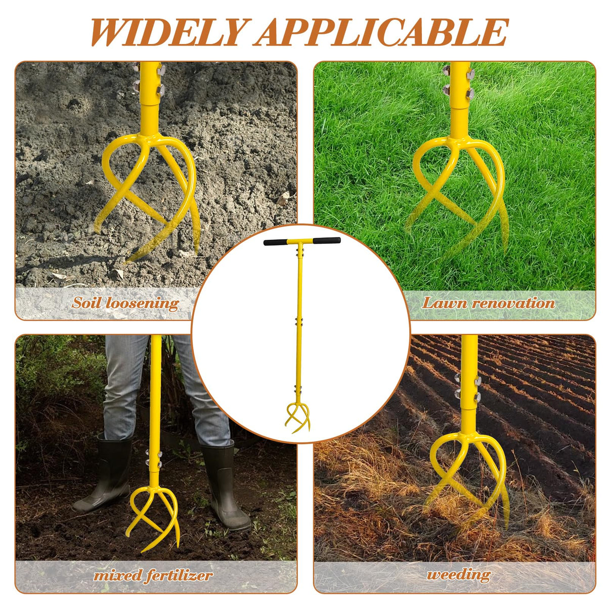BARAYSTUS Tiller design enables effortless soil turning and faster bed prep