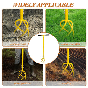 BARAYSTUS Tiller design enables effortless soil turning and faster bed prep