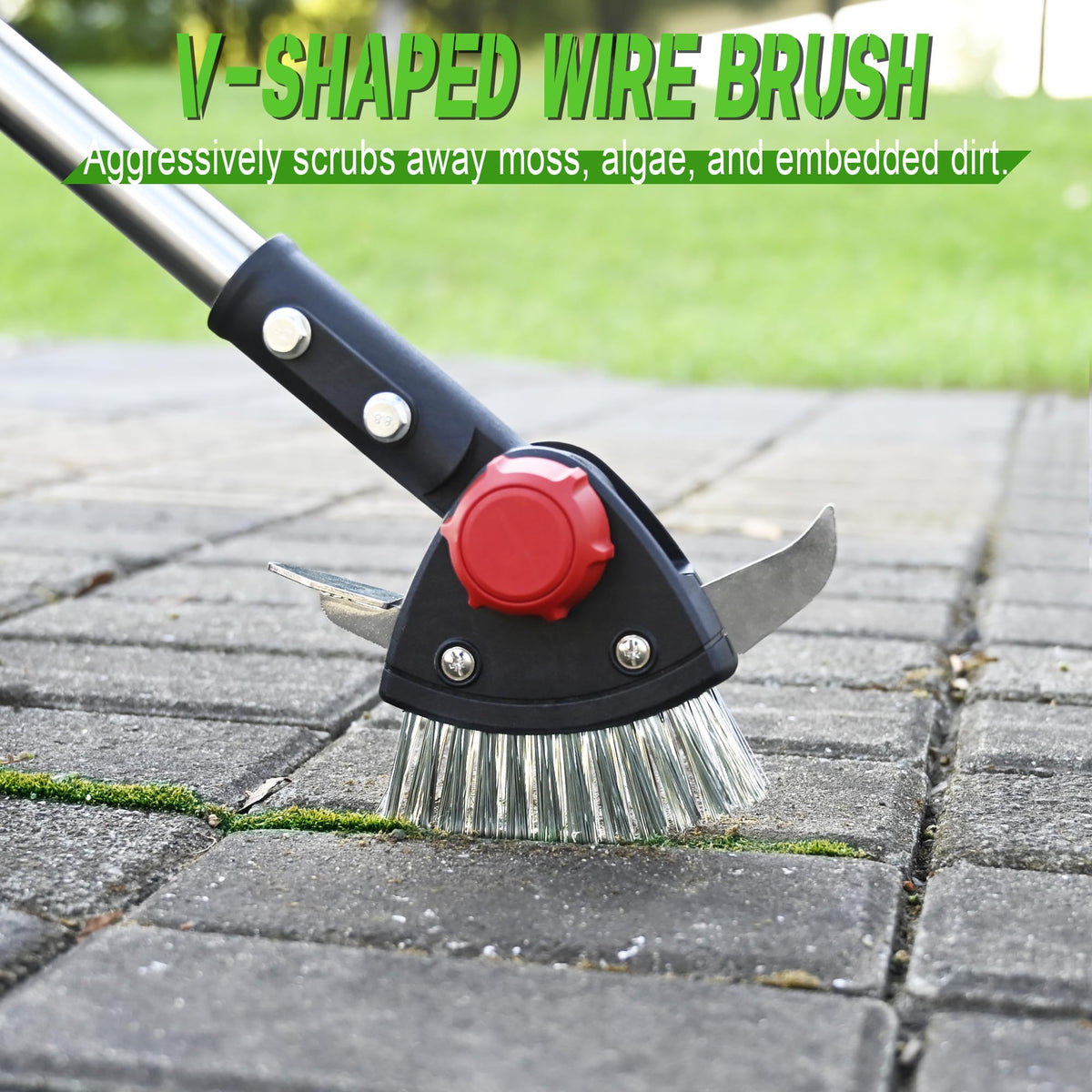 BARAYSTUS weed puller tool setup showing tool-free assembly