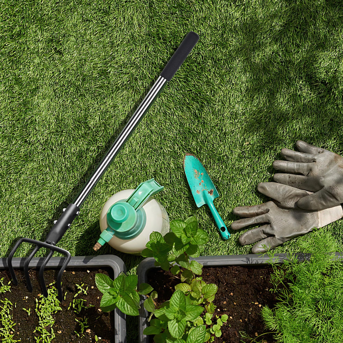 BARAYSTUS hand tool aids precise weeding between rows