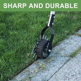 BARAYSTUS Wheel Rotary Edger serrated blades deliver clean cuts