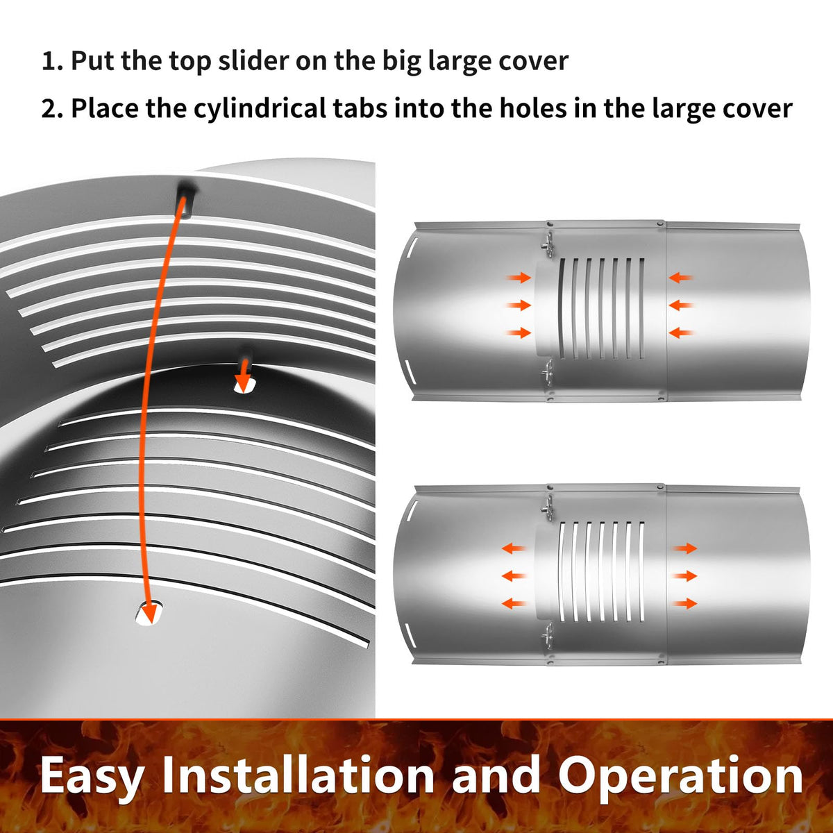Barbqtime durable steel construction ensures long-lasting Pit Boss replacement parts.