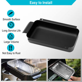 Barbqtime easy install design slides into place on compatible grills