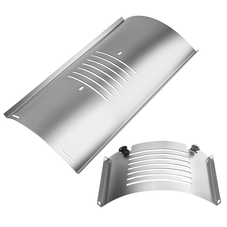 Barbqtime flame broiler kit main plate for Pit Boss delivers even heat for consistent cooking.