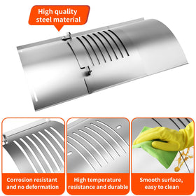 Barbqtime heat distribution enhancement optimizes grilling performance.