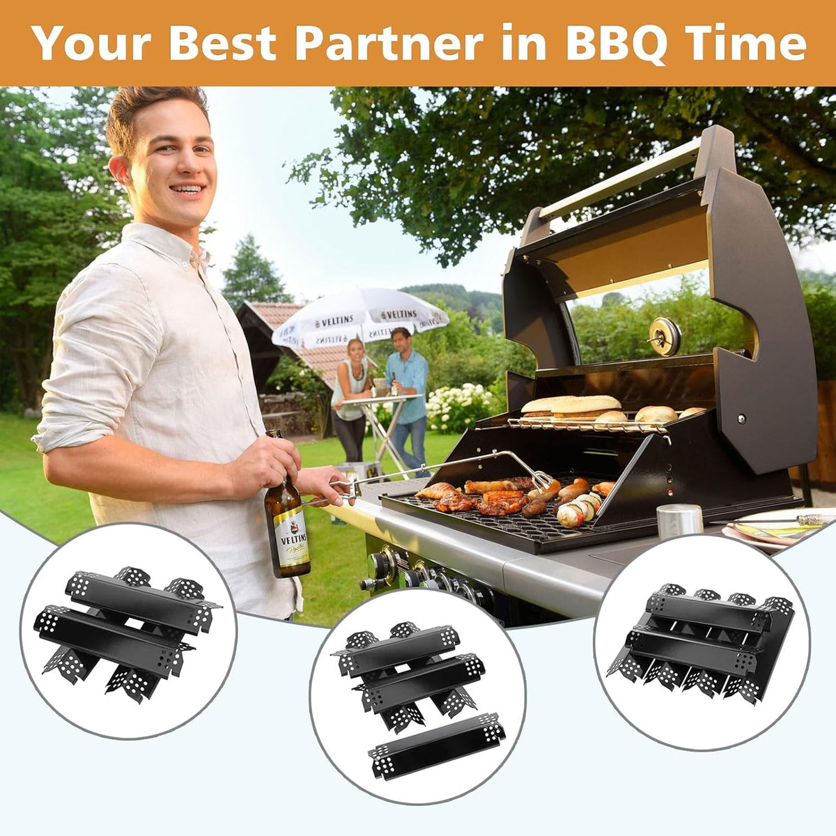 Barbqtime installation friendly design for easy replacement