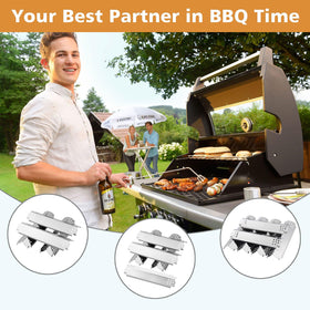 Barbqtime Nexgrill packaging includes heat plates and essential components.