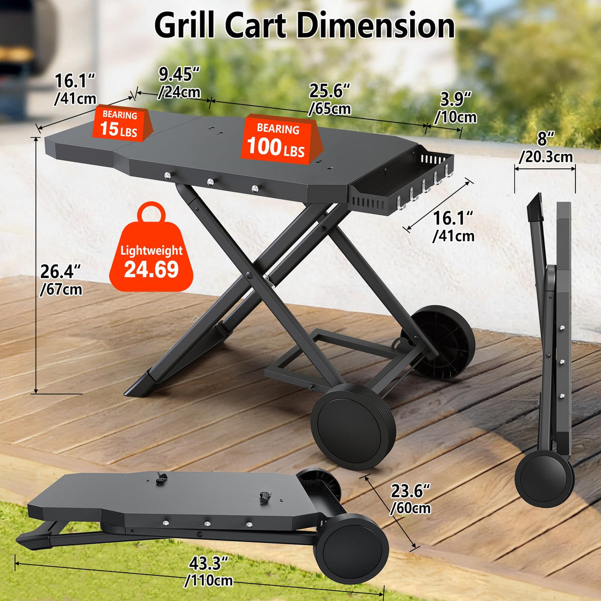 Barbqtime steel construction close-up highlights a durable, rust-resistant frame
