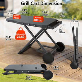 Barbqtime steel construction close-up highlights a durable, rust-resistant frame
