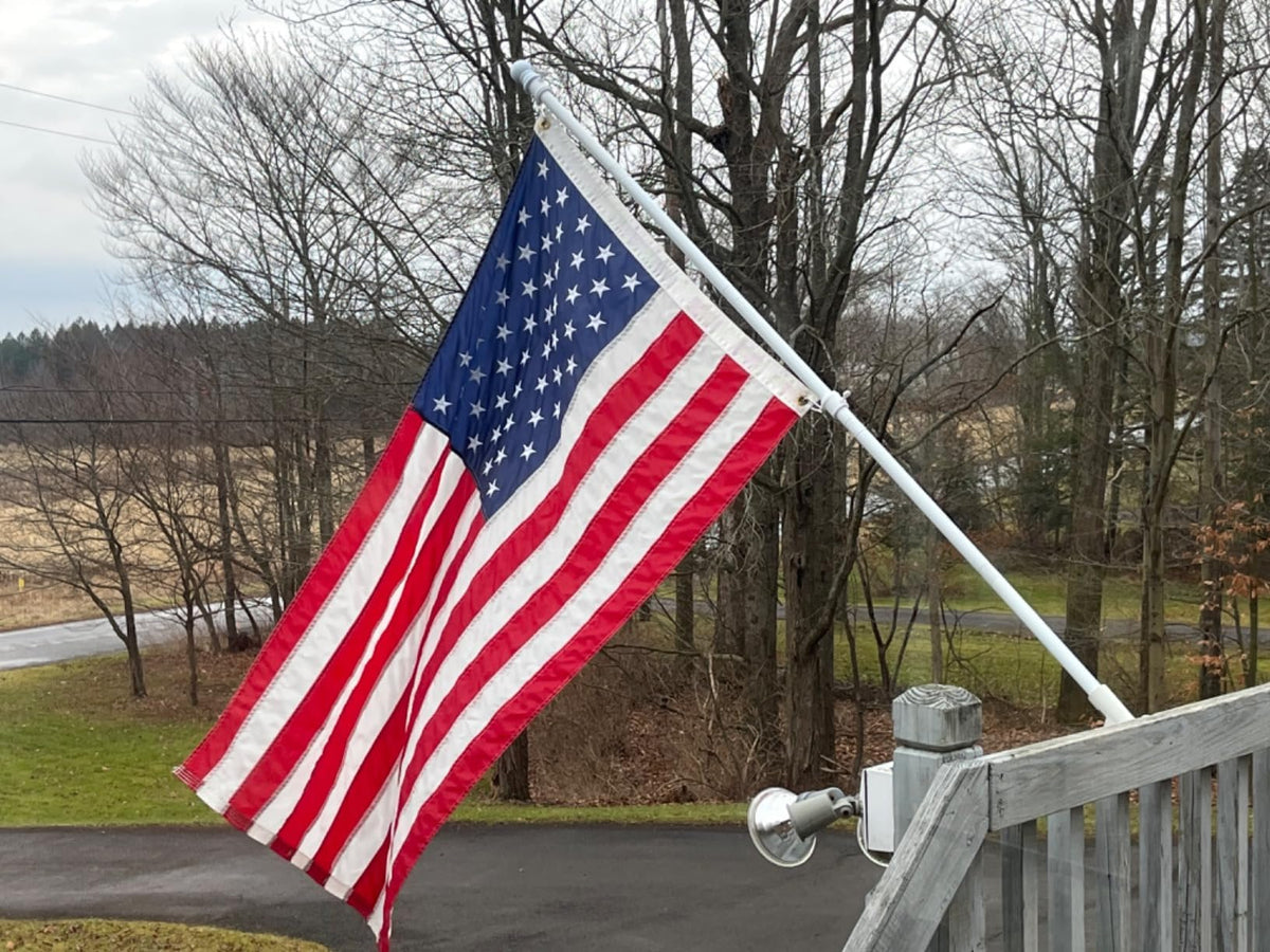 Barcetine flag pole ready for easy installation on outdoor spaces