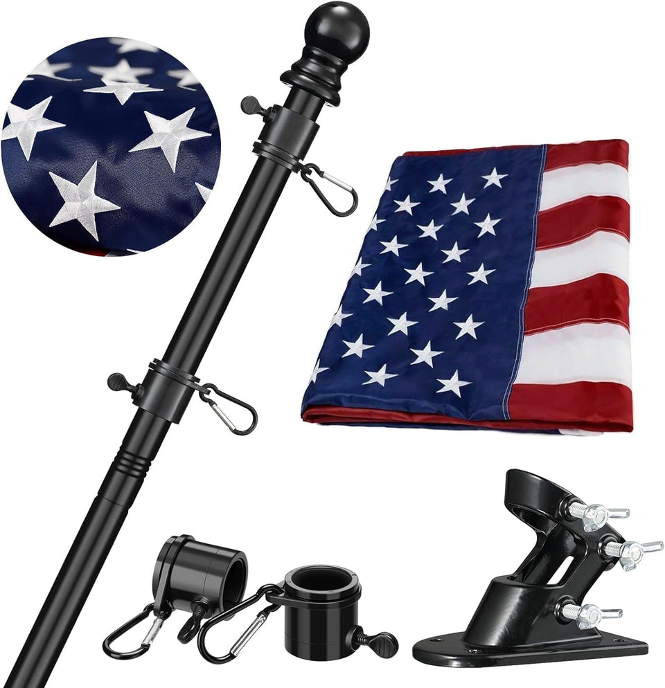 Barcetine flag kit pole for durable outdoor display.
