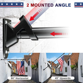 Barcetine outdoor flag kit includes everything for quick, ready-to-display setup.