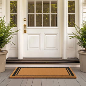 Barnyard Designs 36x24 inch welcome mat fits standard entryways