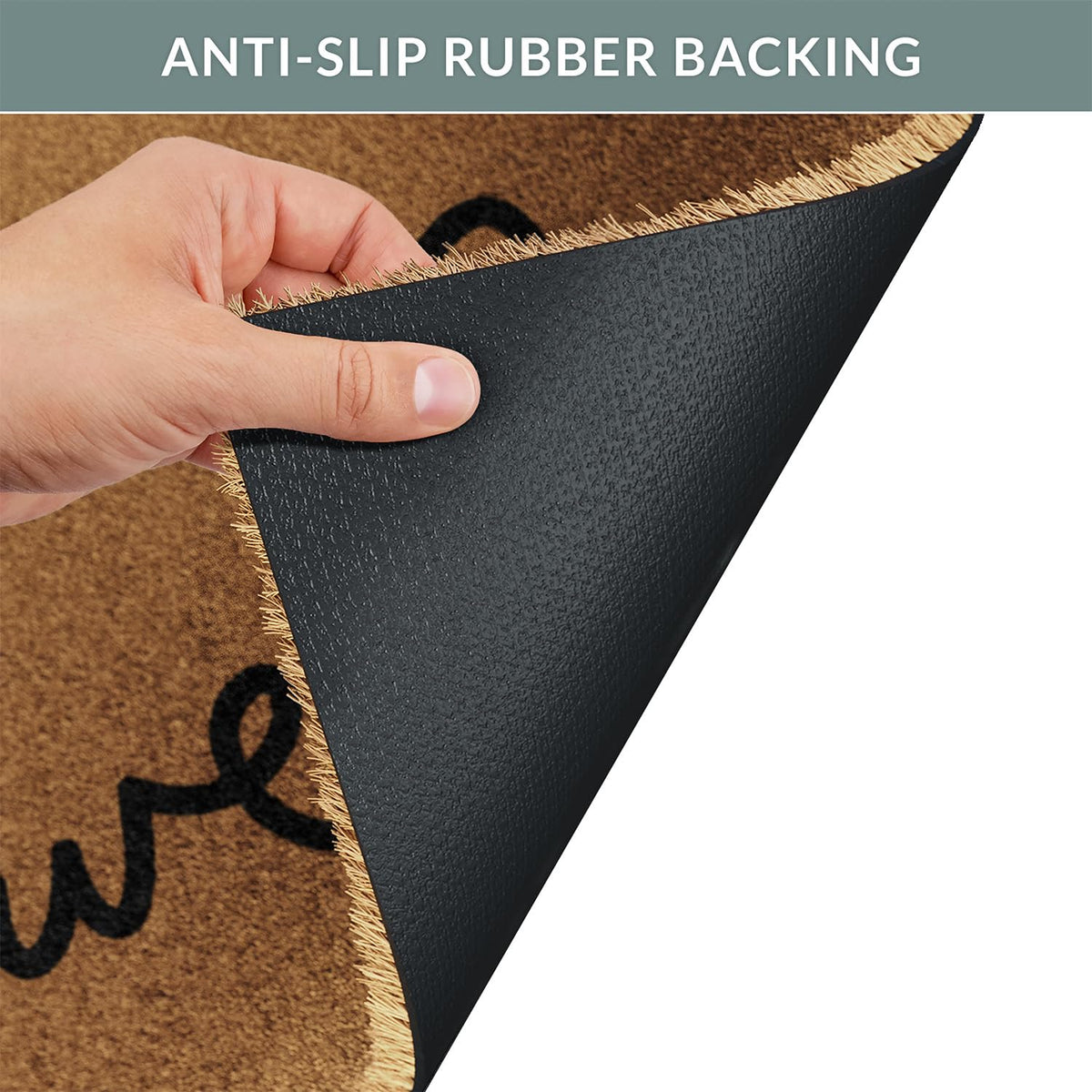 Barnyard Designs all-weather doormat withstands outdoor use year-round