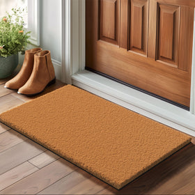 Barnyard Designs non-slip backing keeps this doormat securely in place