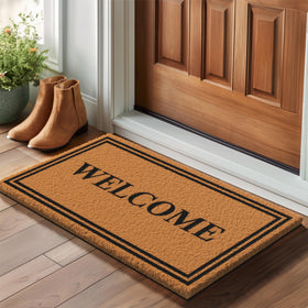 Barnyard Designs non-slip backing keeps the mat in place through foot traffic.