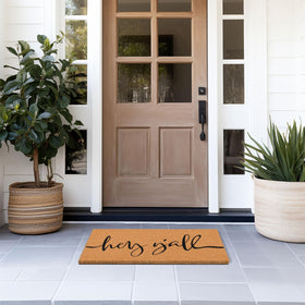 Barnyard Designs non-slip backing maintains position during daily foot traffic.