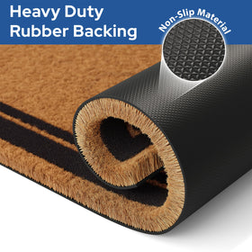 Barnyard Designs outdoor porch mat withstands weather and daily use