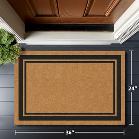 Barnyard Designs rugged coir mat ideal for porches and cabins