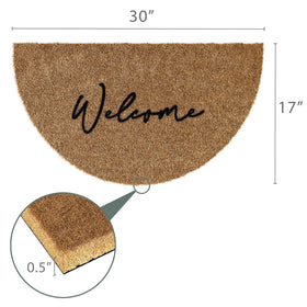 Barnyard Designs weather-resistant doormat endures daily use on porch or hallway