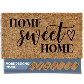 Barnyard Designs Home Sweet Home doormat front door 30x17 keeps dirt outside