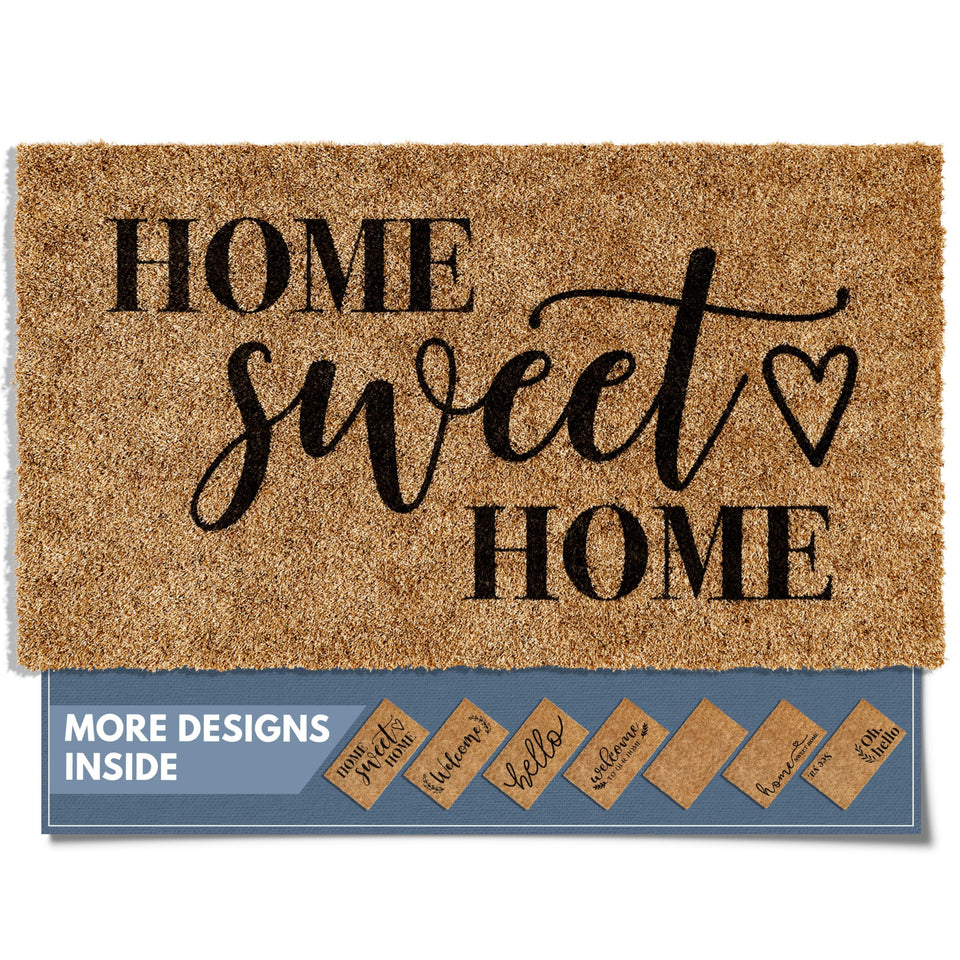 Barnyard Designs Home Sweet Home doormat front door 30x17 keeps dirt outside