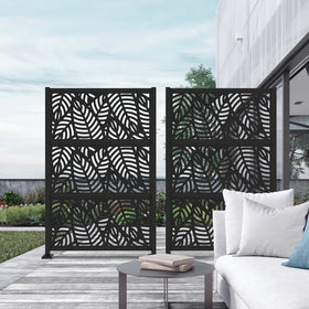 Barrette Sanibel decorative screen placed under a deck for added privacy.