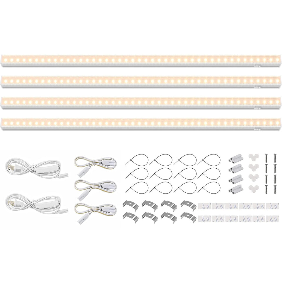 Barrina 2ft T5 grow light full spectrum boosts indoor seedling growth.