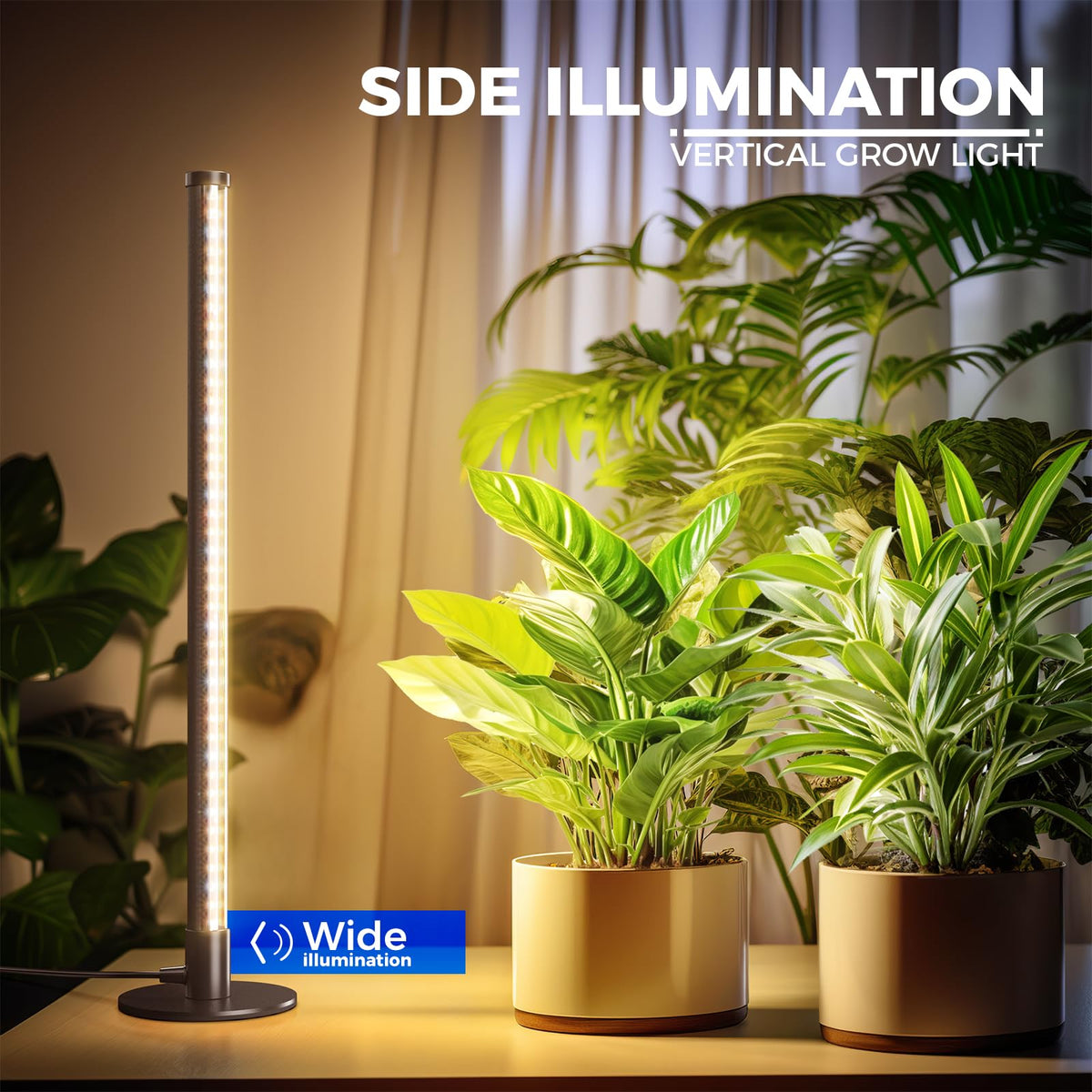 Barrina full-spectrum light includes 660nm red wavelengths for plant phases.