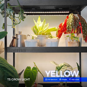 Barrina Grow Lights with black cover close-up, sleek home integration