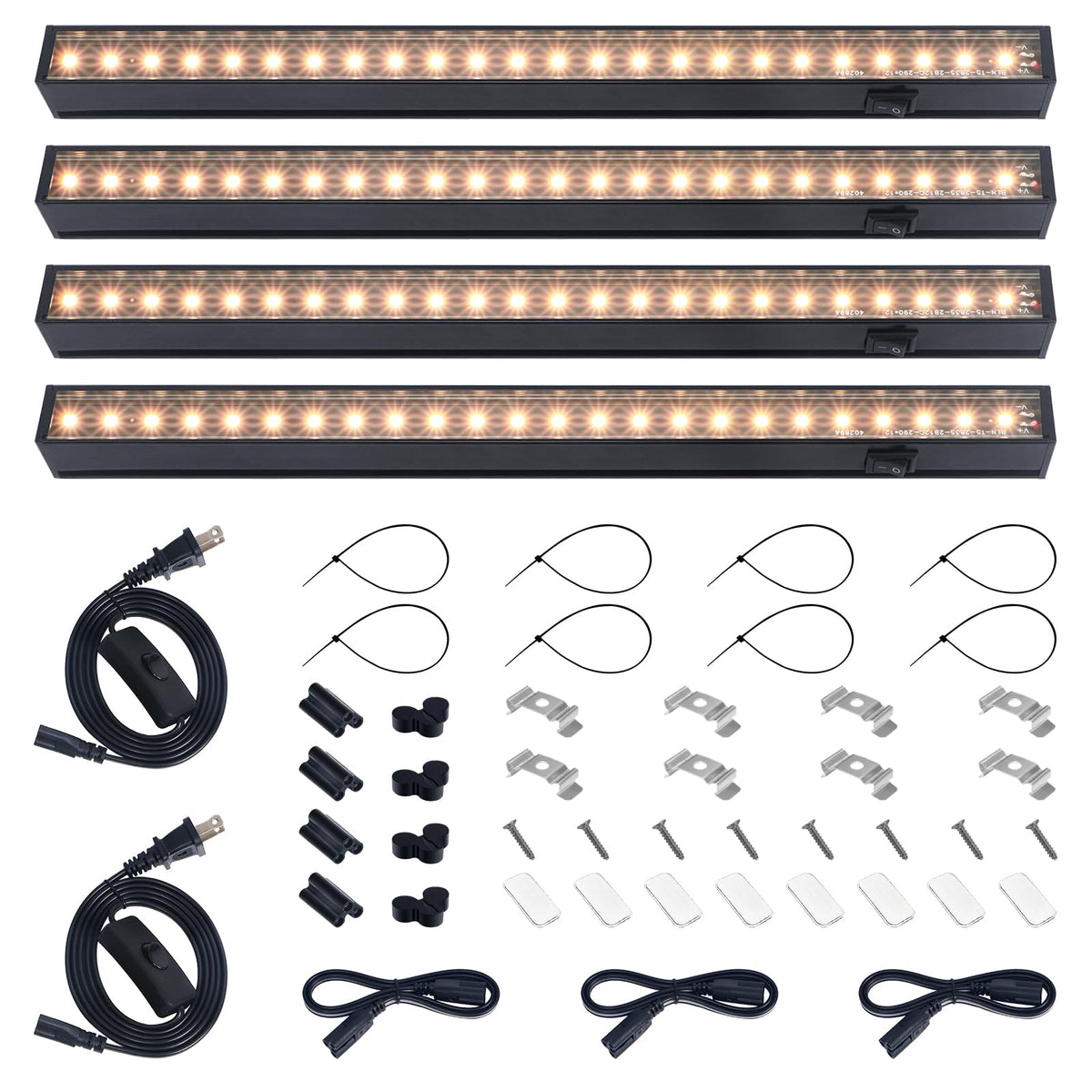 Barrina Grow Lights 1ft strip front view for indoor plant growth