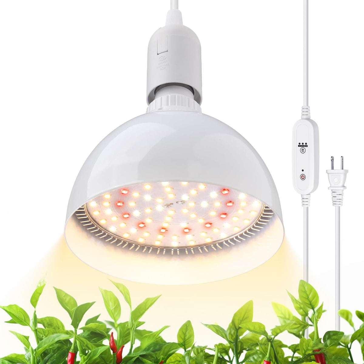 Barrina hanging grow light with full-spectrum output for indoor plants