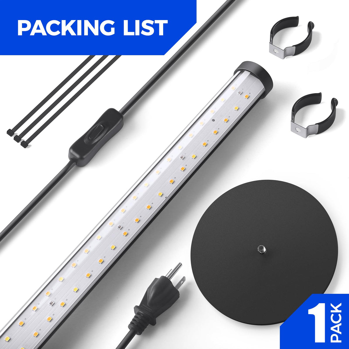 Barrina included accessories simplify mounting and positioning upon receipt.