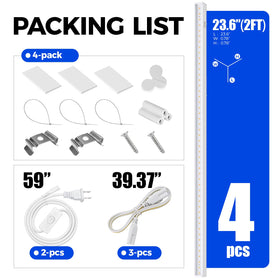 Barrina includes complete installation accessories for fast setup.