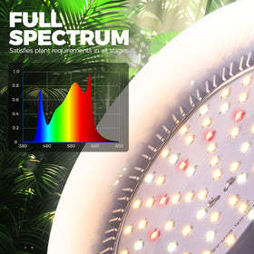 Barrina indoor plant light with 660nm red wavelength for growth stages