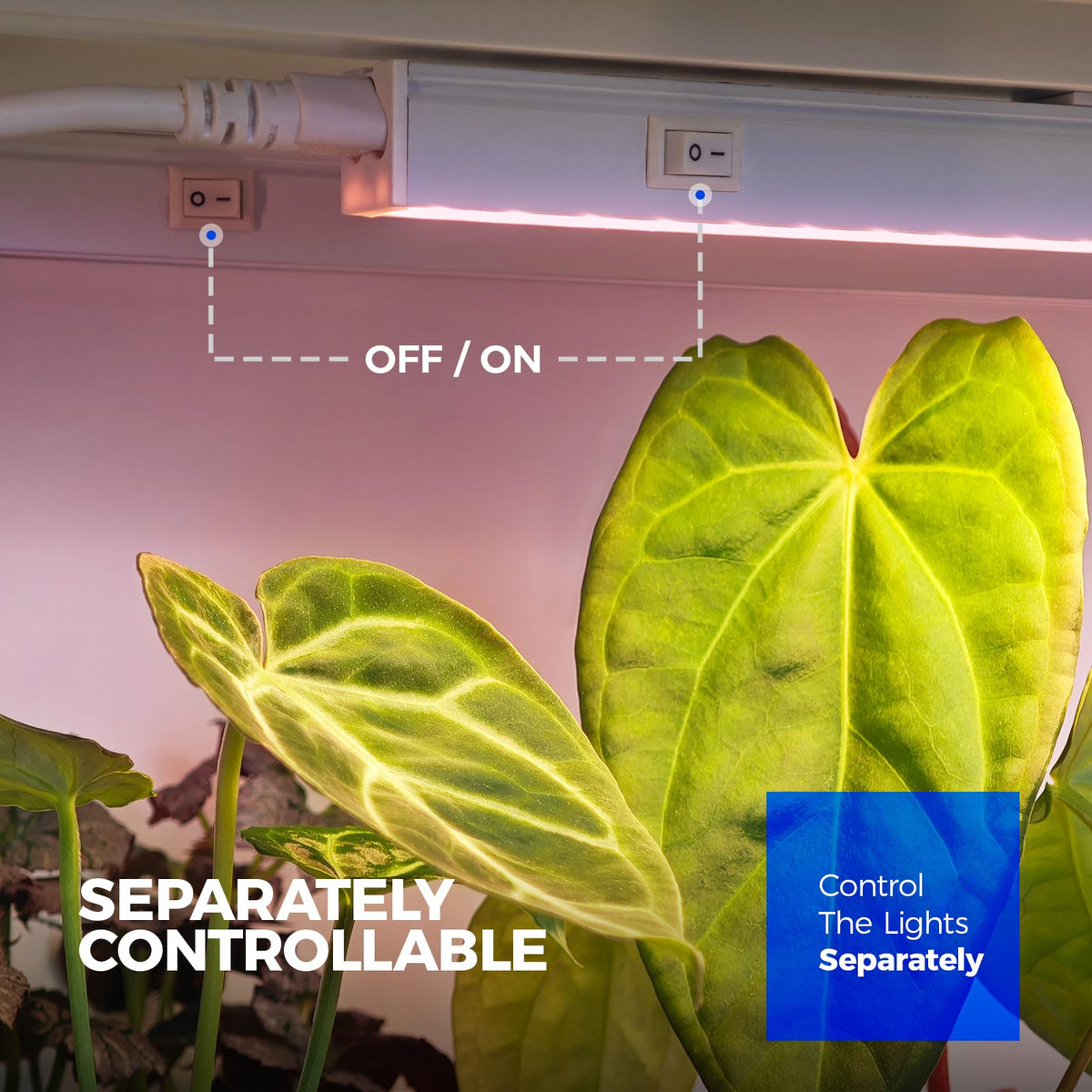 Barrina lights linkable up to 16 units for scalable indoor gardens