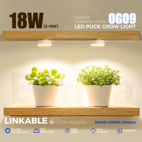 Barrina Orbgrow OG09 with 5 brightness levels enabling precise indoor lighting.