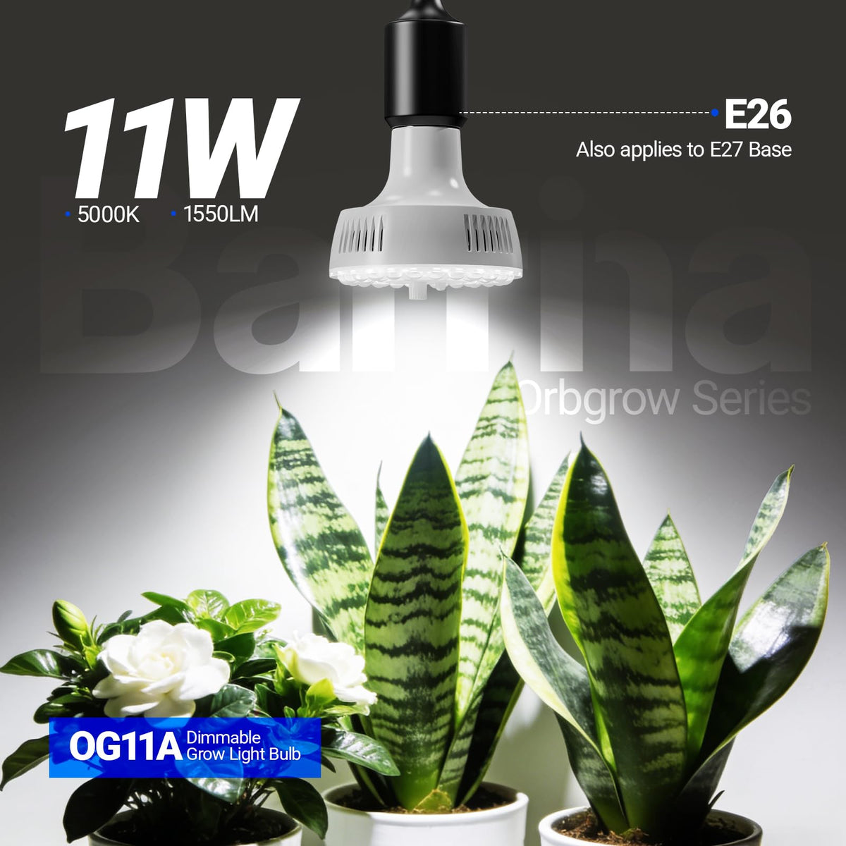 Barrina Orbgrow OG11A dimming panel close-up; stepless brightness for tailored lighting