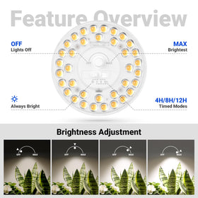 OG11A full spectrum CRI 98 enhances plant colors and health indicators.
