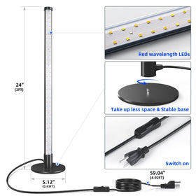 Barrina power cord length 4.92 ft allows flexible placement.