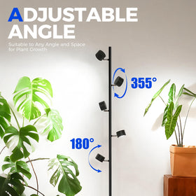 Barrina T1X5 adjustable heads offer versatile coverage for targeted or 360-degree lighting.