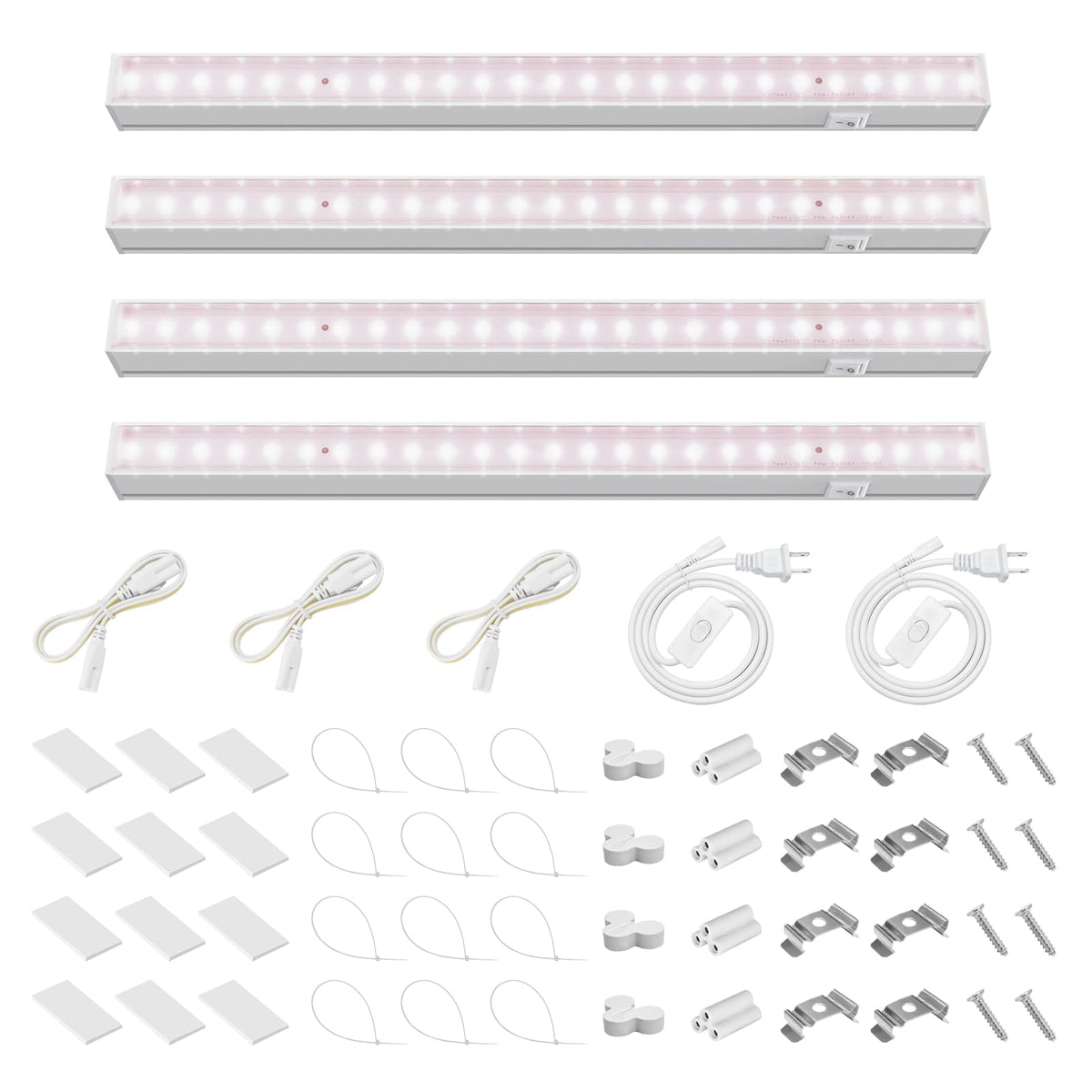 Barrina T5 grow light 1ft strip in installation view for compact indoor gardens