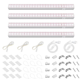 Barrina T5 grow light 1ft strip in installation view for compact indoor gardens