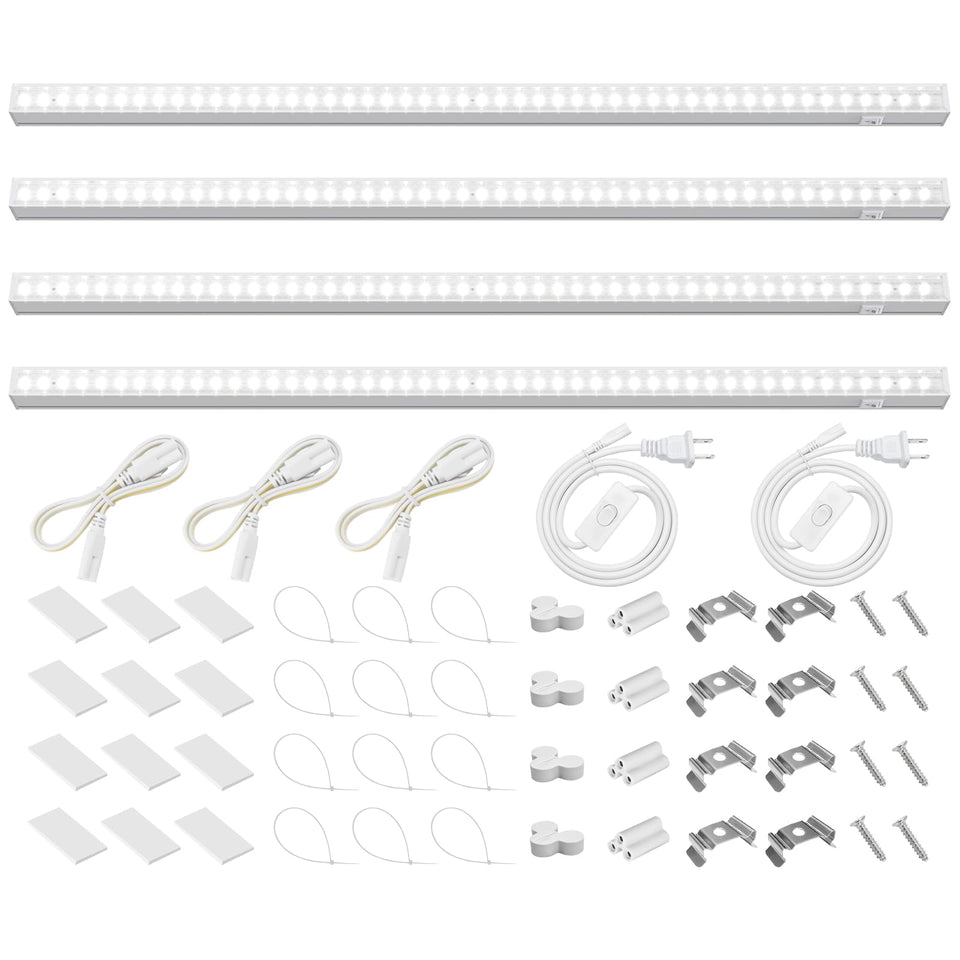 Barrina T5 grow light 2ft 40W strip delivering even indoor seedling illumination.