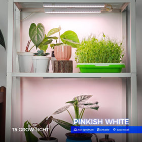 Barrina T5 grow light connection cords enable easy linking of fixtures