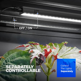 Barrina T5 grow light strip 20W with 96 LEDs delivers efficient plant lighting.