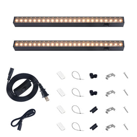 Barrina T5 full-spectrum grow lights front view for healthy indoor plant growth